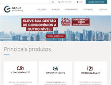 Tablet Screenshot of groupsoftware.com.br